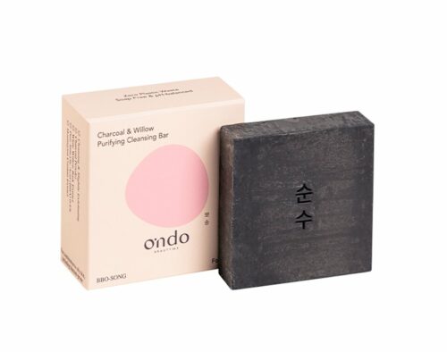 ONDO BEAUTY 36.5 - CHARCOAL & WILLOW PURIFYING CLEANSING BAR - Lueur Skincare and more