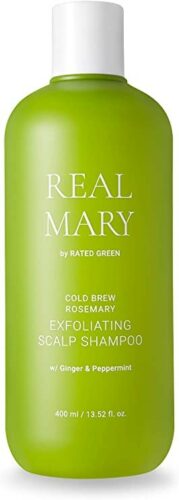 Rated Green - REALMARY exfoliating scalp shampoo - Lueur Skincare and more